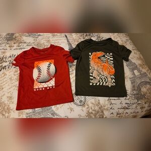 Kids Graphic T-Shirts - Red and Green
